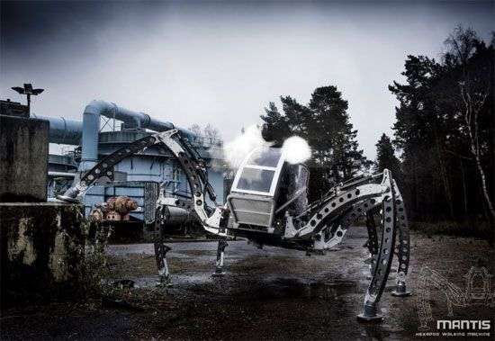 Mantis – robot người lái 2 tấn