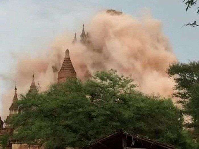 Động đất 6,8 độ Richter ở Myanmar, 100 chùa cổ hư hại