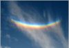 "Cầu vồng ngược" hiếm có trên bầu trời