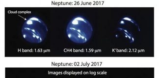 Phát hiện cơn bão khổng lồ mới xuất hiện trên Sao Hải Vương