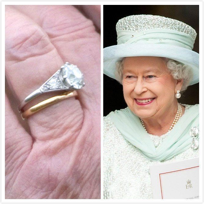 Nguồn gốc viên kim cương trên chiếc nhẫn đính hôn của Nữ hoàng Elizabeth