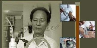 Ông thợ sửa xe với sáng chế keo tự vá