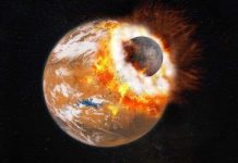 Vụ va chạm khổng lồ sinh ra hai mặt trăng sao Hỏa