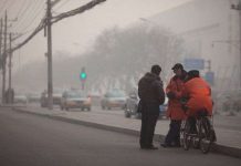 Không khí Bắc Kinh ở mức ô nhiễm nguy hiểm