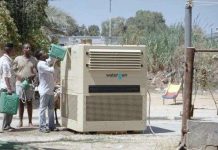 Phát minh thành công máy tạo nước từ không khí