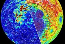 Từ trường trên Mặt Trăng do thiên thạch cổ sinh ra Từ trường trên Mặt Trăng do thiên thạch cổ sinh ra