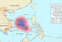 Bão Bopha chỉ còn cách Trường Sa khoảng 300km