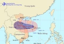 Đường đi bão số 4 thay đổi, tâm bão vào ven biển Hà Tĩnh - Đà Nẵng
