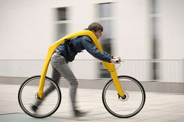 Sáng chế xe đạp không yên, không pedal