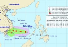Áp thấp nhiệt đới mạnh thành bão số 1 ( bão Bolaven), hướng Nam Trung Bộ