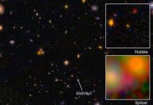 Phát hiện EGSY8p7 - Thiên hà cổ nhất từng được tìm thấy