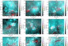 Cận cảnh những bộ xương đỏ kỳ quái trong thiên hà Milky Way