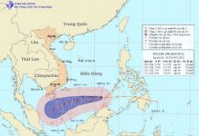 Áp thấp nhiệt đới đã mạnh lên thành bão Sonamu