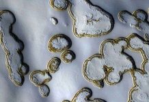 Băng tan trên sao Hỏa