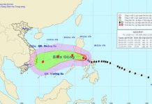 Bão Hagupit giật cấp 12 thẳng tiến biển Đông Bão Hagupit giật cấp 12 thẳng tiến biển Đông