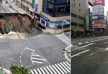 Nhật vá hố tử thần dài 30m trong hai ngày như thế nào?