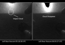 Đám mây kì lạ trên sao Hoả do robot Curiosity gửi về Đám mây kì lạ trên sao Hoả do robot Curiosity gửi về