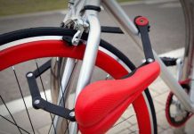 Khóa chống trộm xe đạp bằng yên độc đáo