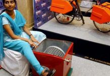 Ở tuổi 14, cô gái Ấn Độ đã sáng chế ra máy giặt chạy bằng chân Ở tuổi 14, cô gái Ấn Độ đã sáng chế ra máy giặt chạy bằng chân