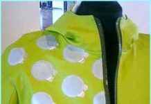 Áo mưa phát sáng theo nhịp mưa rơi