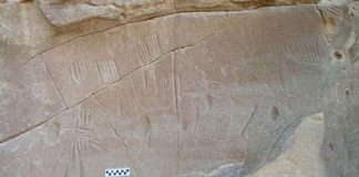 Bí ẩn hình nhện trên đá trong lễ mở miệng xác ướp