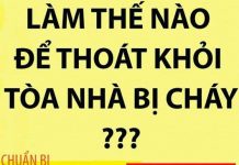 Bí kíp "thoát thân" trong tòa nhà đang cháy