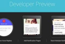 Google công bố chi tiết Android Wear: Đa dạng các thông báo