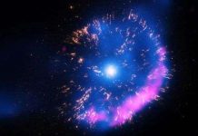 Ngôi sao phát nổ như pháo hoa