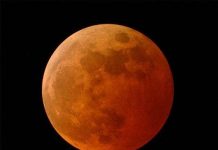 Có thể quan sát nguyệt thực nửa tối rạng sáng 19/10