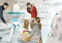 Làm sạch quần áo bằng robot cá