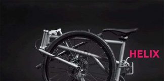 Helix: Xe đạp gấp nhỏ gọn nhất thế giới