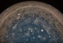 NASA công bố ảnh chụp chi tiết bề mặt cực Nam của sao Mộc do tàu Juno gửi về NASA công bố ảnh chụp chi tiết bề mặt cực Nam của sao Mộc do tàu Juno gửi về