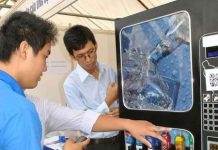 Máy bán hàng tự động phục vụ qua điện thoại di động