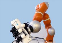 Tay robot có khả năng bắt vật thể bay với tốc độ cao