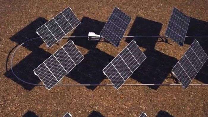 Thu quang năng theo hướng mặt trời