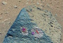 Phát hiện đá trên sao Hỏa có thành phần giống tại Trái đất