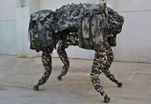 Robot chó vận tải phiên bản Trung Quốc Robot chó vận tải phiên bản Trung Quốc