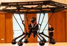 NUS chế tạo thành công drone chở người Snowstorm