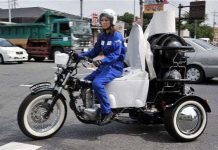 Xe máy chạy bằng chất thải động vật