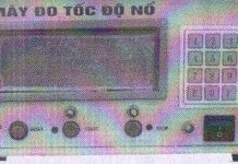 Chế tạo thành công máy đo tốc độ nổ loại mới