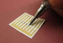 Viết chì “vẽ” cảm biến khí trên giấy