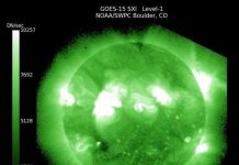 Vừa xảy ra một cơn bão mặt trời mạnh