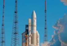 Tên lửa Ariane đưa 2 vệ tinh viễn thông lên quỹ đạo