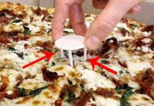 Chiếc "kiềng 3 chân" này trong mỗi hộp pizza dùng để làm gì?