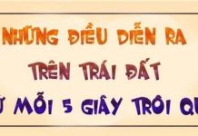 Cứ mỗi 5 giây trôi qua, Trái đất đã thay đổi thế nào?