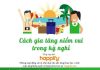 Cách gia tăng niềm vui trong kỳ nghỉ