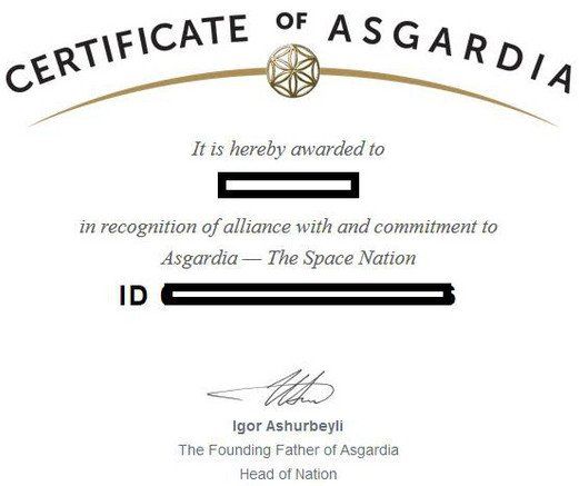 Tìm hiểu về quốc gia vũ trụ Asgardia