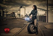 Độc đáo xe điện một bánh