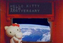 Mèo Kitty chuẩn bị bay vào không gian