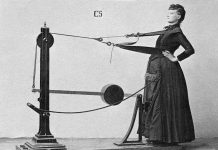 Cỗ máy tập gym của con người 100 năm trước